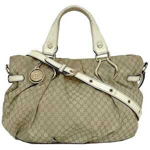 Celine bag Beige Bittersweet Canvas Leather Tote charm Shoulder